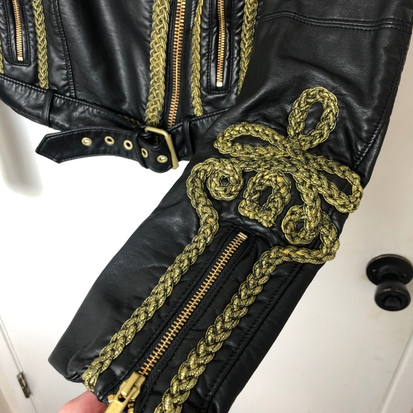 Free People Bang Bang Vegan Moto Jacket - Picture 4 of 5